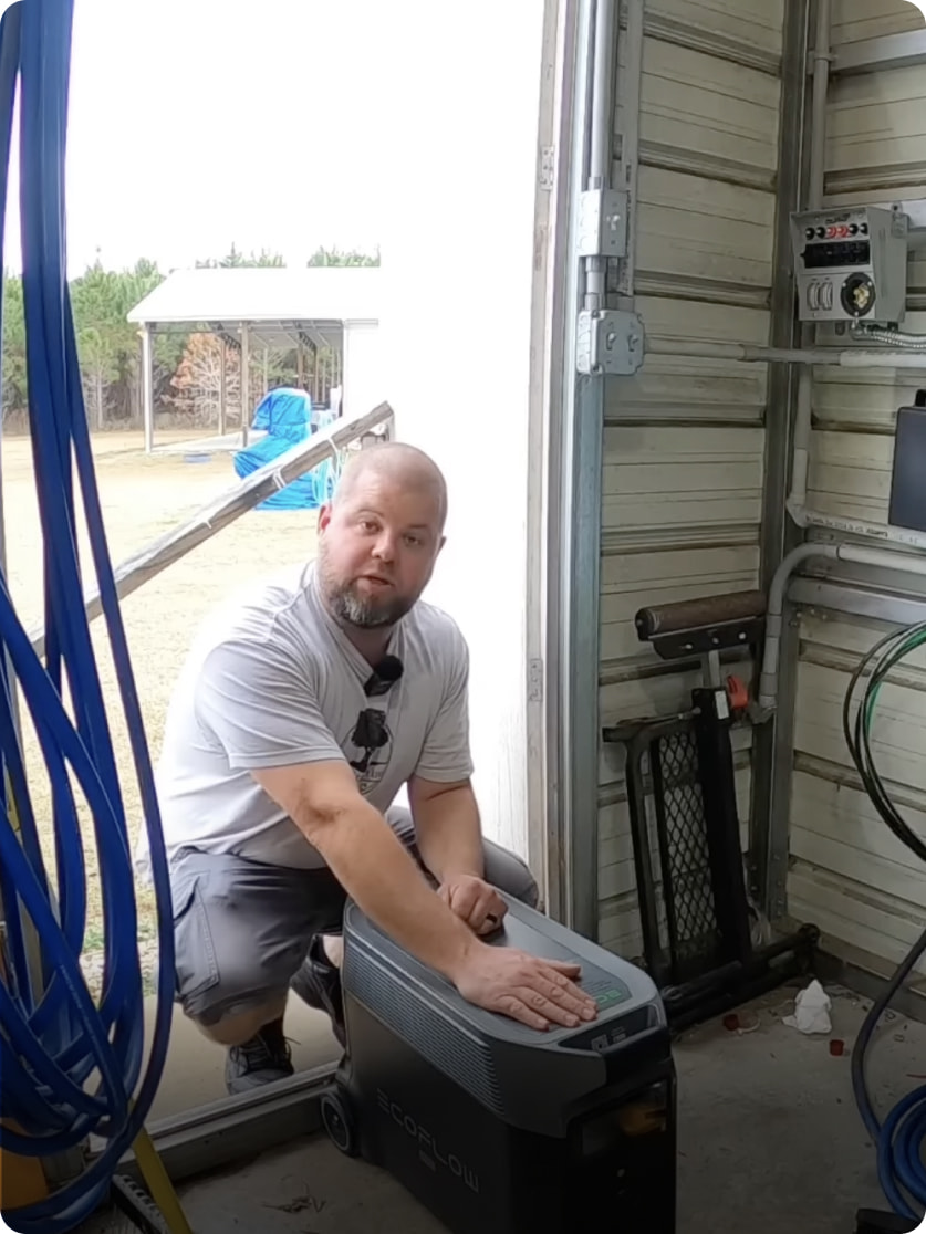 How to install a generator transfer switch 120 and 240 volt #703 Ecoflow whole home power solution