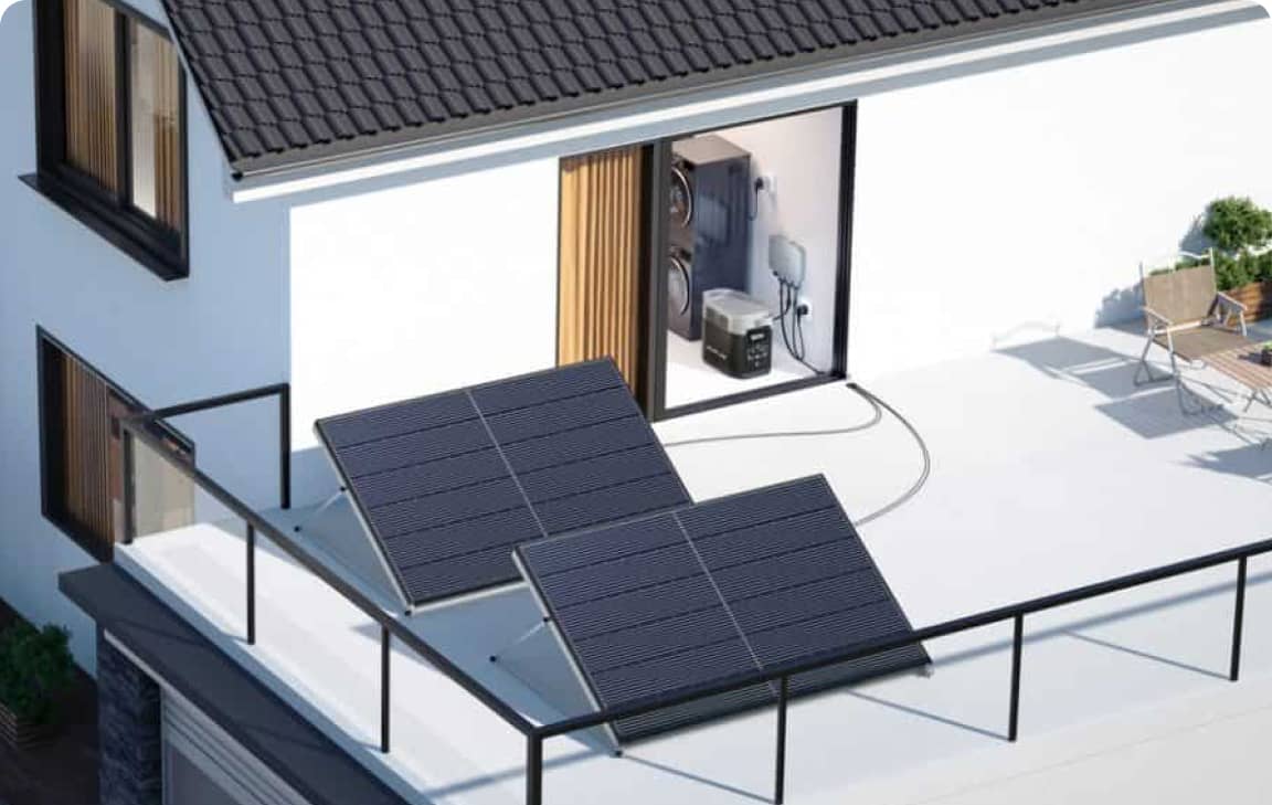 L’énergie solaire autosuffisante avec une solution de balcon. Comment cela fonctionne-t-il ?